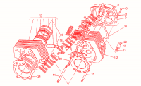 Testa cilindro per MOTO GUZZI Strada 1993