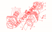 Testa cilindro per MOTO GUZZI V 50 III Pol./PA VechioTipo 1990